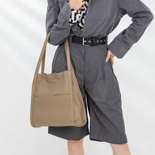 Indlæs billede til gallerivisning Ensfarvet enkel skuldertaske