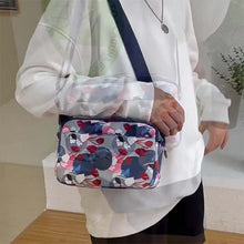 Indlæs billede til gallerivisning Lille lærredstaske i tre lag