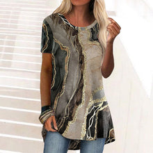 Indlæs billede til gallerivisning Vintage Print Short Sleeve T-Shirt