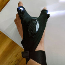 Indlæs billede til gallerivisning LED-handsker med vandtæt lys