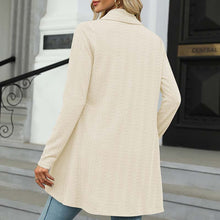 Indlæs billede til gallerivisning Langærmet ensfarvet cardigan