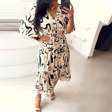 Indlæs billede til gallerivisning Løs nederdel i blækprint