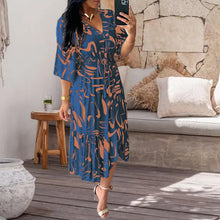 Indlæs billede til gallerivisning Løs nederdel i blækprint