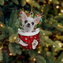 Indlæs billede til gallerivisning Julesok vedhæng med hund