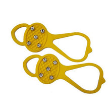 Indlæs billede til gallerivisning ☃️Skosålsunderlag til fodfæste på is- og sneoverflader med skridsikker silikone