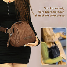 Indlæs billede til gallerivisning Skuldertaske i vævet skal