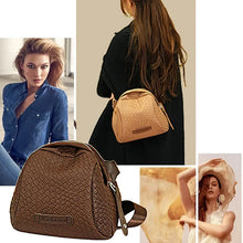 Indlæs billede til gallerivisning Skuldertaske i vævet skal