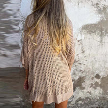 Indlæs billede til gallerivisning V-hals hul strikket top