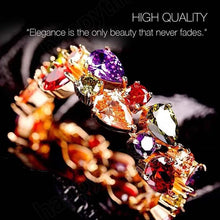 Indlæs billede til gallerivisning Colored Zircon Jewelry Set (Earrings+Necklace+Bracelet)