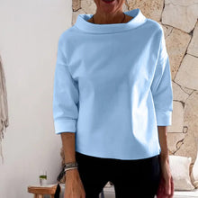 Indlæs billede til gallerivisning Afslappet rullekravetop med brede revers