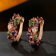 Indlæs billede til gallerivisning Colored Zircon Jewelry Set (Earrings+Necklace+Bracelet)