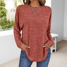 Indlæs billede til gallerivisning T-shirt med rund hals og pit-stripe