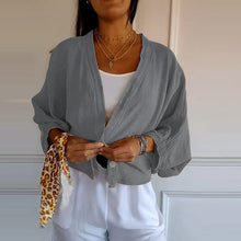 Indlæs billede til gallerivisning Løstsiddende casual cardigan med to knapper