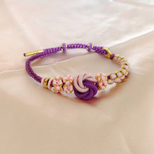 Indlæs billede til gallerivisning 🩷Til min datter/barnebarn 🩷 - Ferskenblomstknudearmbånd