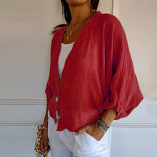 Indlæs billede til gallerivisning Løstsiddende casual cardigan med to knapper