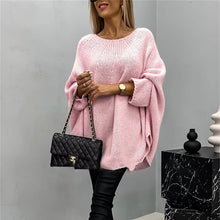 Indlæs billede til gallerivisning Elegant strikket kappetrøje til kvinder