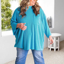 Indlæs billede til gallerivisning Løstsiddende ribbet patchworktop