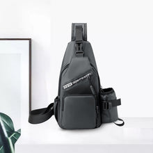 Indlæs billede til gallerivisning Skuldertaske i nylonfilm (Herre)