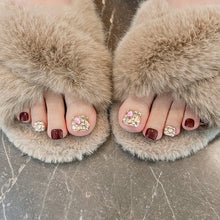 Indlæs billede til gallerivisning 14 ark firkantet tryk på tånegle