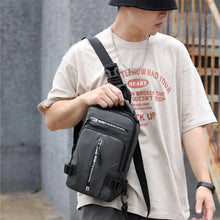 Indlæs billede til gallerivisning Skuldertaske med USB-opladning