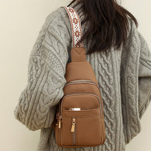 Indlæs billede til gallerivisning Afslappet bæltetaske med lynlås til kvinder