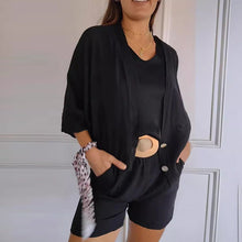 Indlæs billede til gallerivisning Løstsiddende casual cardigan med to knapper