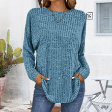 Indlæs billede til gallerivisning T-shirt med rund hals og pit-stripe