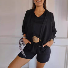 Indlæs billede til gallerivisning Løstsiddende casual cardigan med to knapper