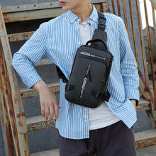 Indlæs billede til gallerivisning Skuldertaske med USB-opladning