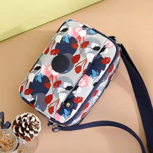 Indlæs billede til gallerivisning Lille lærredstaske i tre lag