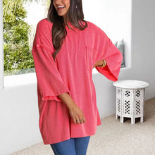 Indlæs billede til gallerivisning Løstsiddende ribbet patchworktop