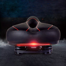 Indlæs billede til gallerivisning Cykelsadel med baglygte