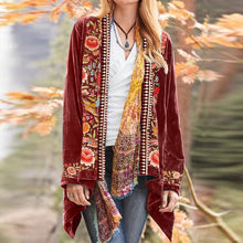 Indlæs billede til gallerivisning Boho blomstret cardigan