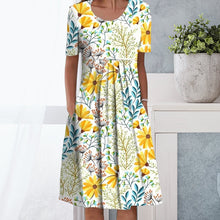 Indlæs billede til gallerivisning Afslappet blomstret kjole