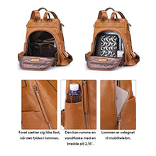 Indlæs billede til gallerivisning Tyverisikret skuldertaske i PU-læder