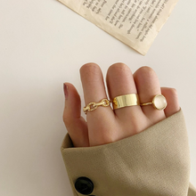 Indlæs billede til gallerivisning Stjerne måne ring sæt