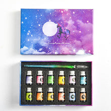 Indlæs billede til gallerivisning 2023 Kalligrafi-sæt Dyppeglas med blækpen