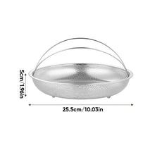 Indlæs billede til gallerivisning Multifunktionel afløbskurv til dampkoger i rustfrit stål