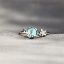 Indlæs billede til gallerivisning Stjerne og måne roterbar stressaflastningsring