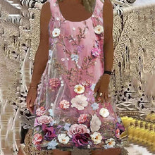 Indlæs billede til gallerivisning Blomsterkjole uden ærmer