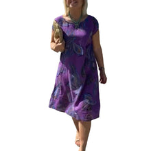 Indlæs billede til gallerivisning Knælang kjole med cashew-lommer