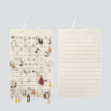 Indlæs billede til gallerivisning Hængende smykkeopbevaring i filt