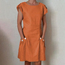 Indlæs billede til gallerivisning Ægte kjole med knapper i dobbeltlomme