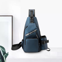 Indlæs billede til gallerivisning Skuldertaske i nylonfilm (Herre)