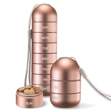 Indlæs billede til gallerivisning Praktisk 7 dages rejsepilleetui