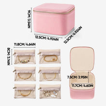 Indlæs billede til gallerivisning Smyckeskrin i läder för resor