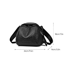 Indlæs billede til gallerivisning Skuldertaske i vævet skal