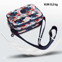 Indlæs billede til gallerivisning Lille lærredstaske i tre lag