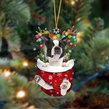 Indlæs billede til gallerivisning Julesok vedhæng med hund