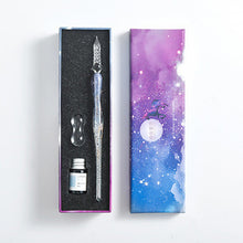 Indlæs billede til gallerivisning 2023 Kalligrafi-sæt Dyppeglas med blækpen